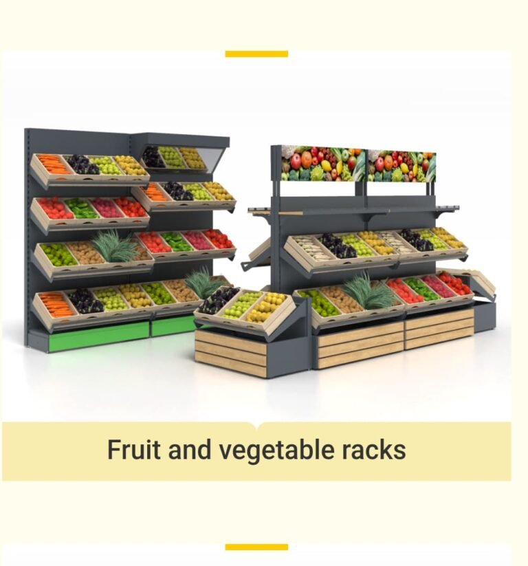 Fruit and vegetable display stand by Sirmawax